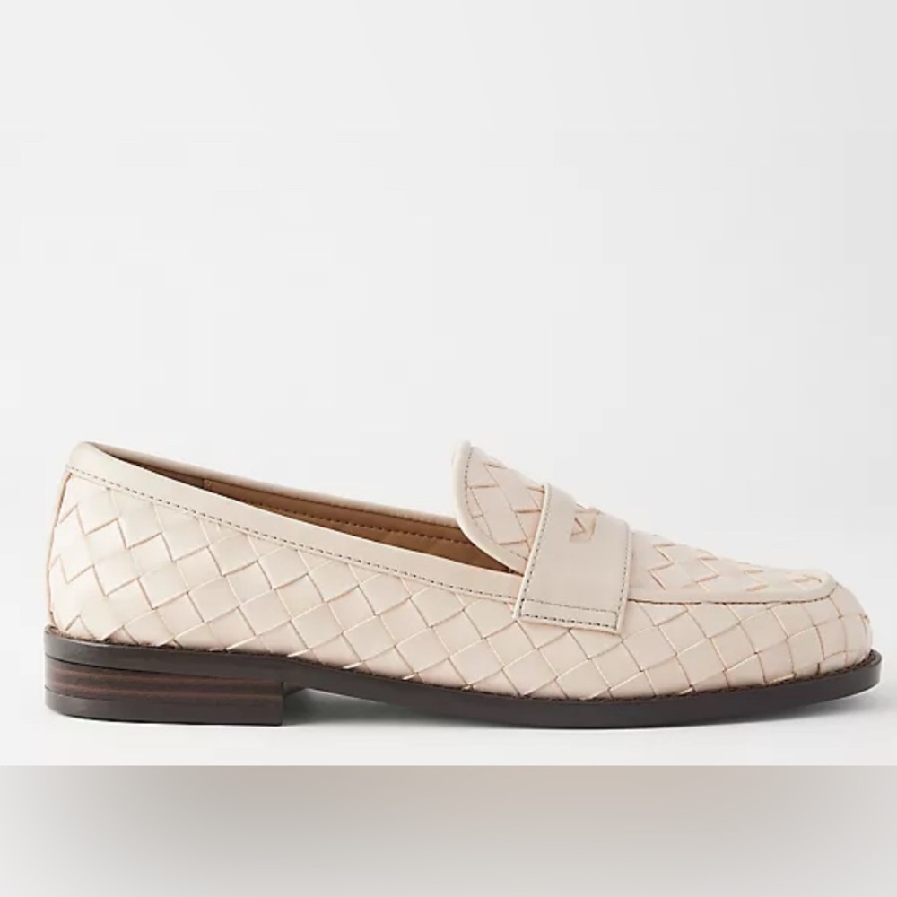 Woven Penny Loafers